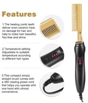 Heated comb
